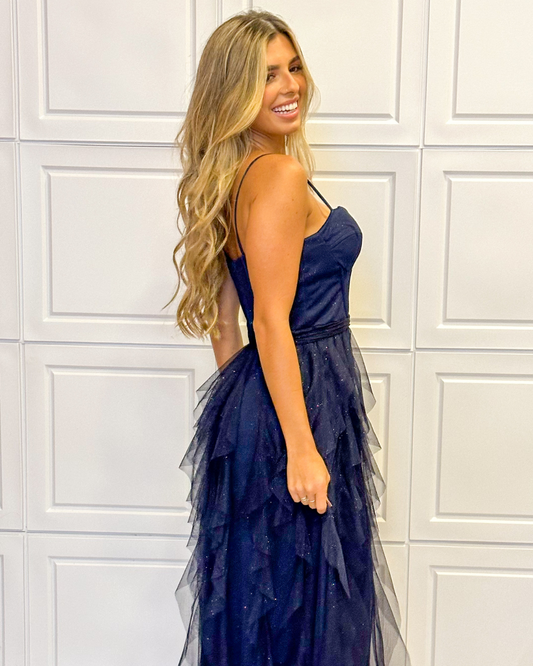 Vestido Longo Ref. 047244 - MARINHO