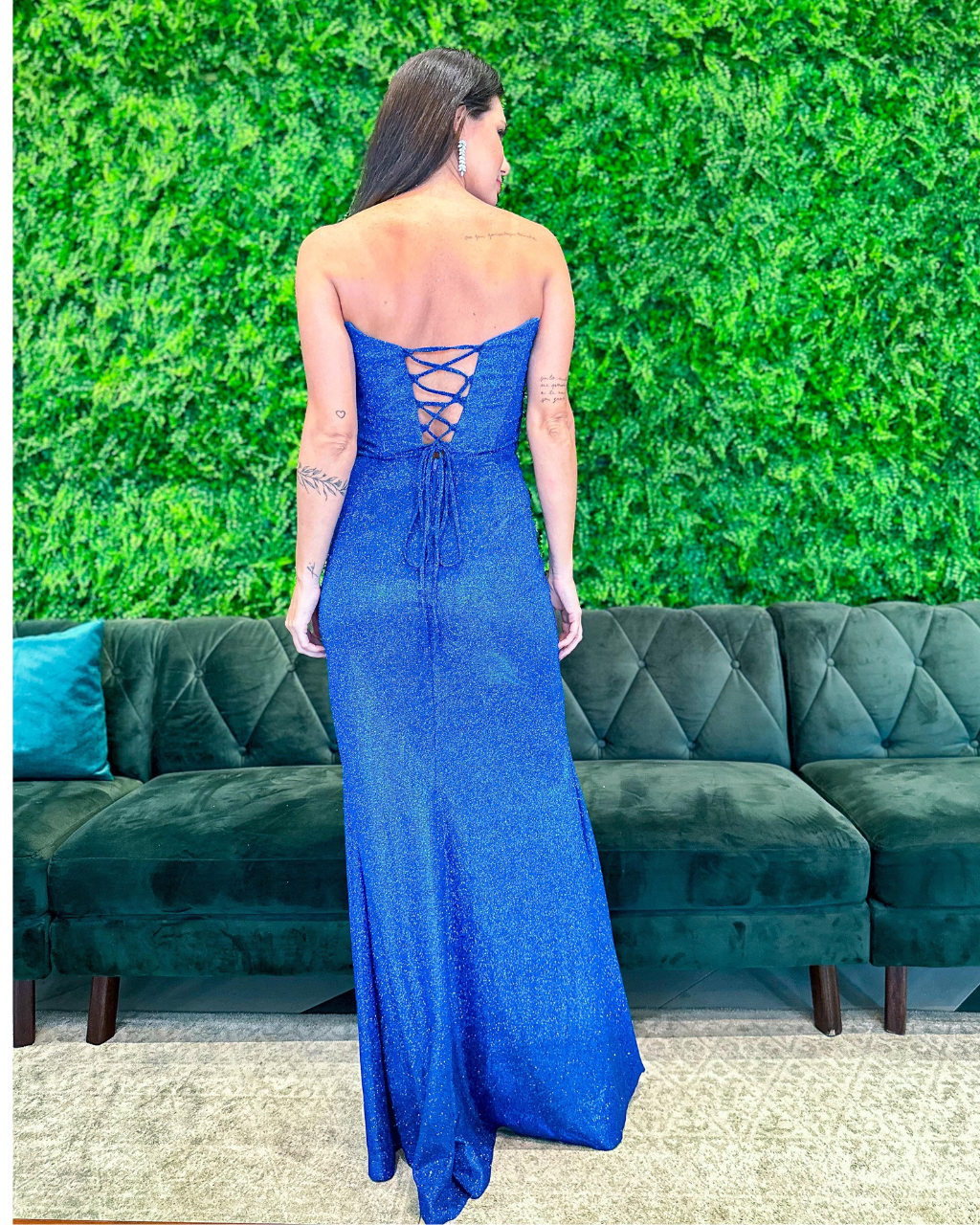 Vestido LOngo Ref. 047898 - AZUL ROYAL