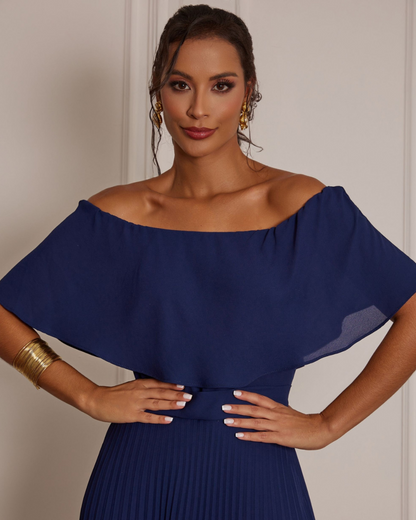 Vestido Longo Ref. 045797 - MARINHO