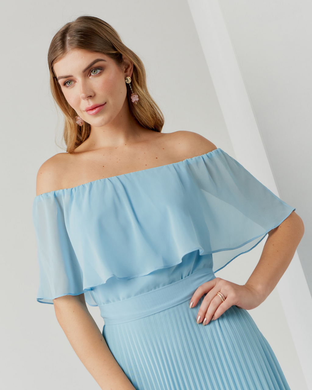 Vestido Longo Ref. 045797 - AZUL SERENITY