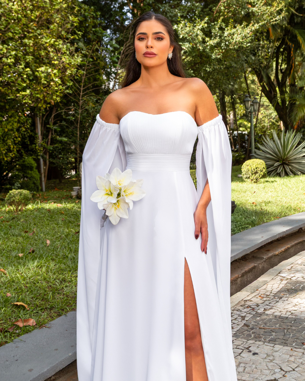 Vestido Longo Ref. 048830 - BRANCO