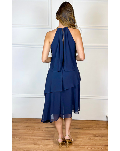 Vestido Midi Ref. 048952 - MARINHO