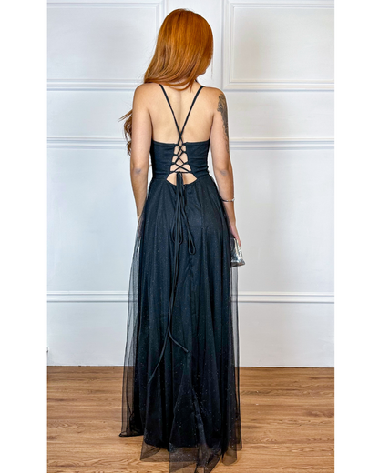 Vestido Longo Ref. 047298 - PRETO