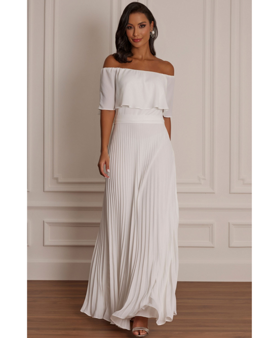 Vestido Longo Ref. 047717 - BRANCO