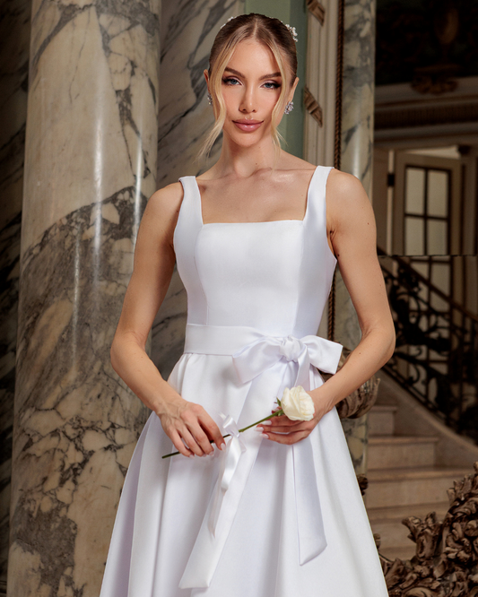 Vestido Zibeline Ref. 048566 - BRANCO