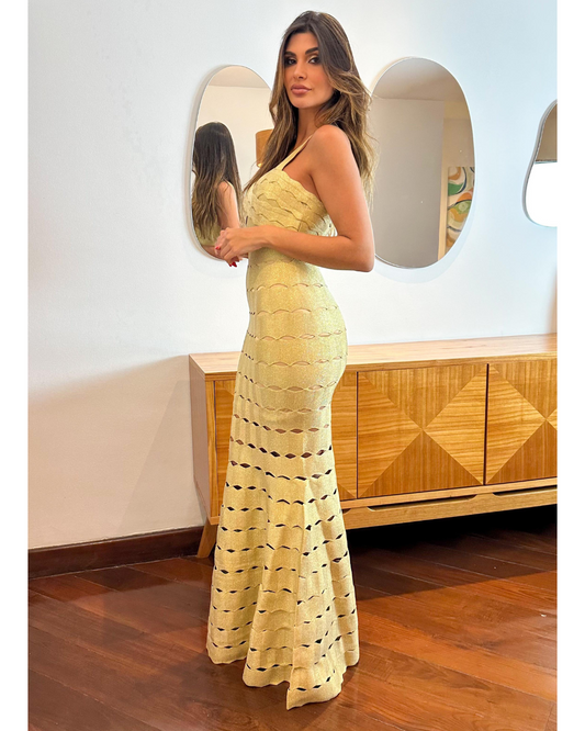 Vestido Bandage Ref. 048421 - DOURADO