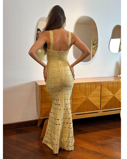 Vestido Bandage Ref. 048421 - DOURADO