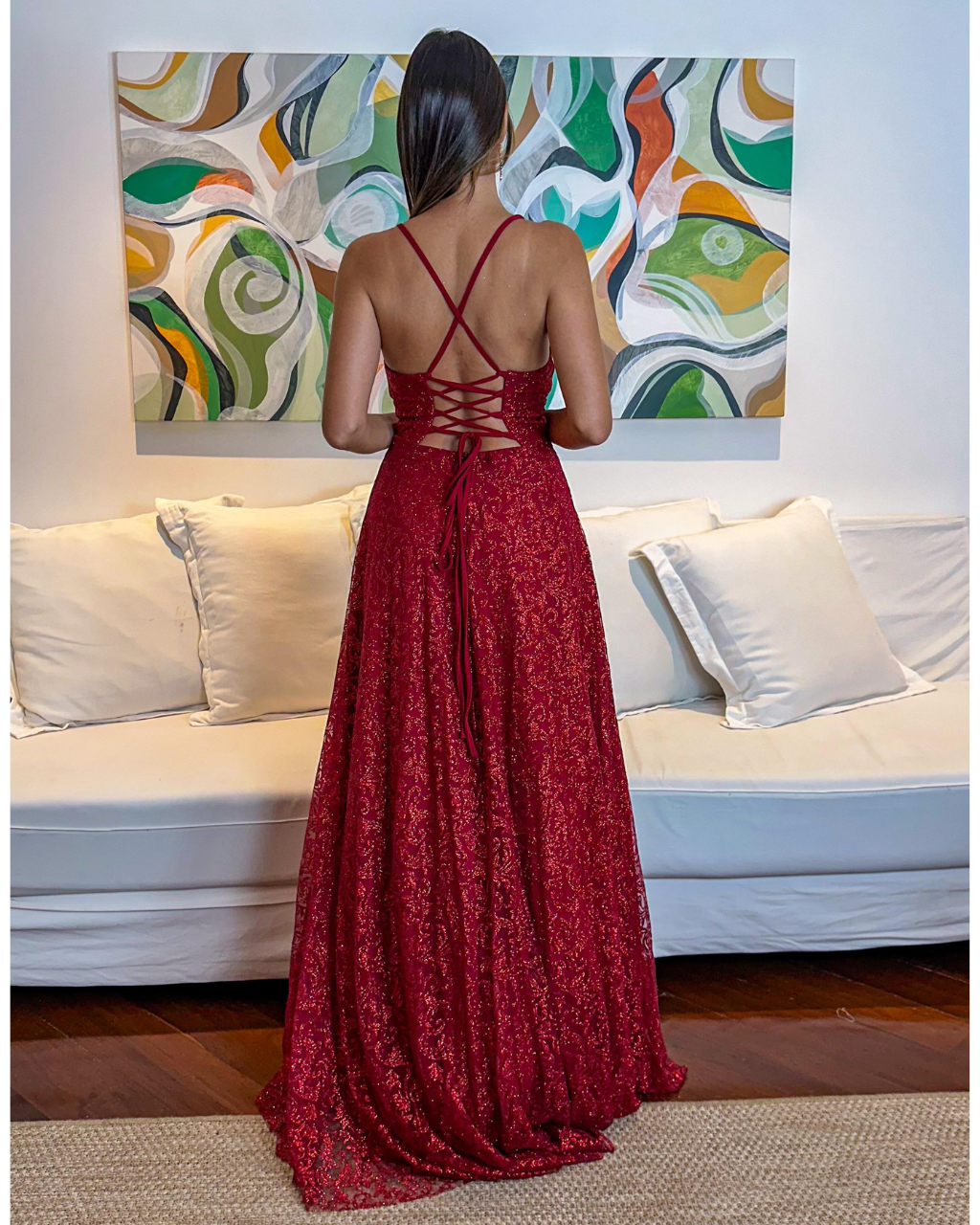 Vestido Longo Ref. 047151 - MARSALA