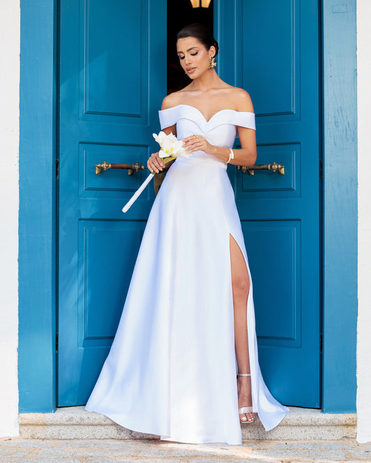 Vestido Zibeline Ref. 048216 - BRANCO