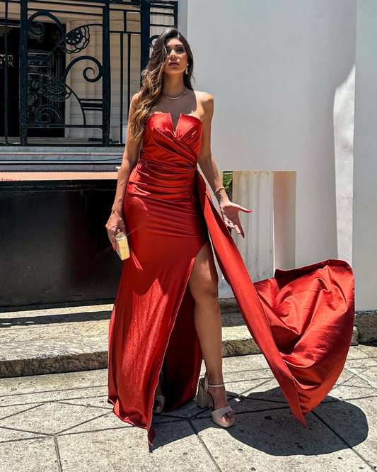 Vestido Prada TQC Ref. 049274 - TERRACOTA