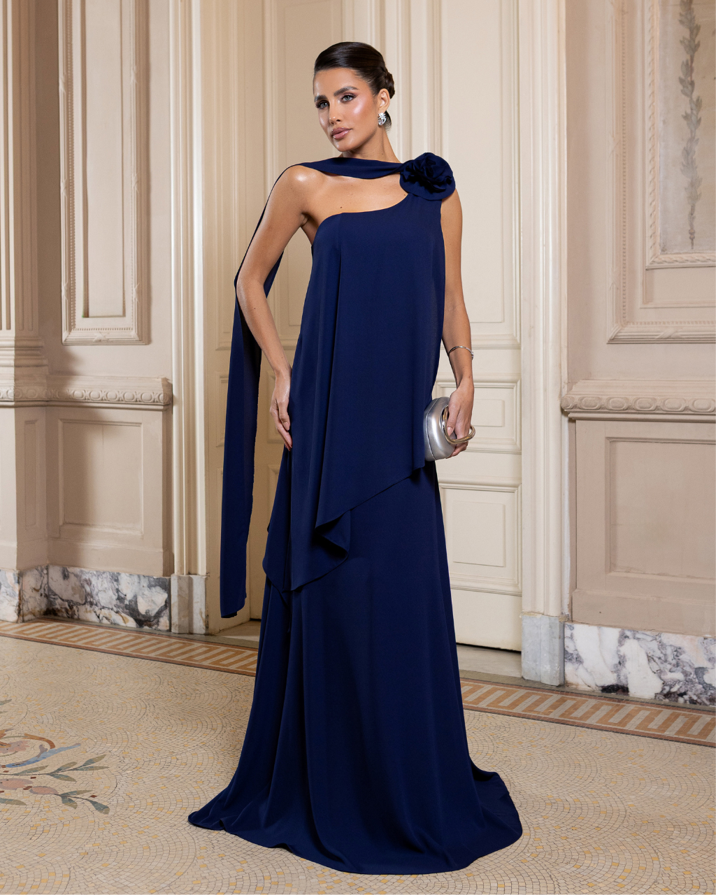 Vestido Longo ref. 049110 - MARINHO