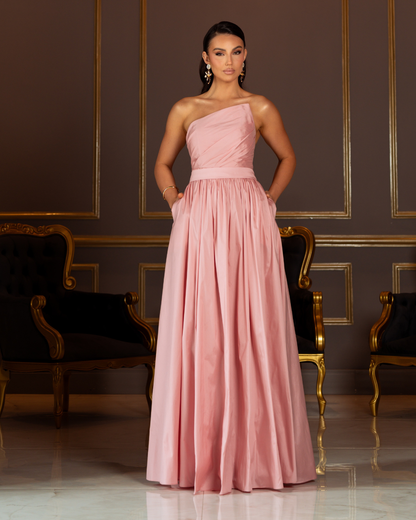 Vestido Tafetá Ref. 049111 - ROSE