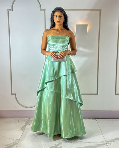 Vestido Zibeline Glow Ref. 049043 - VERDE MENTA