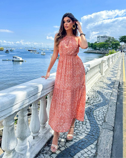 Vestido Estampado Ref. 049162 - TERRACOTA