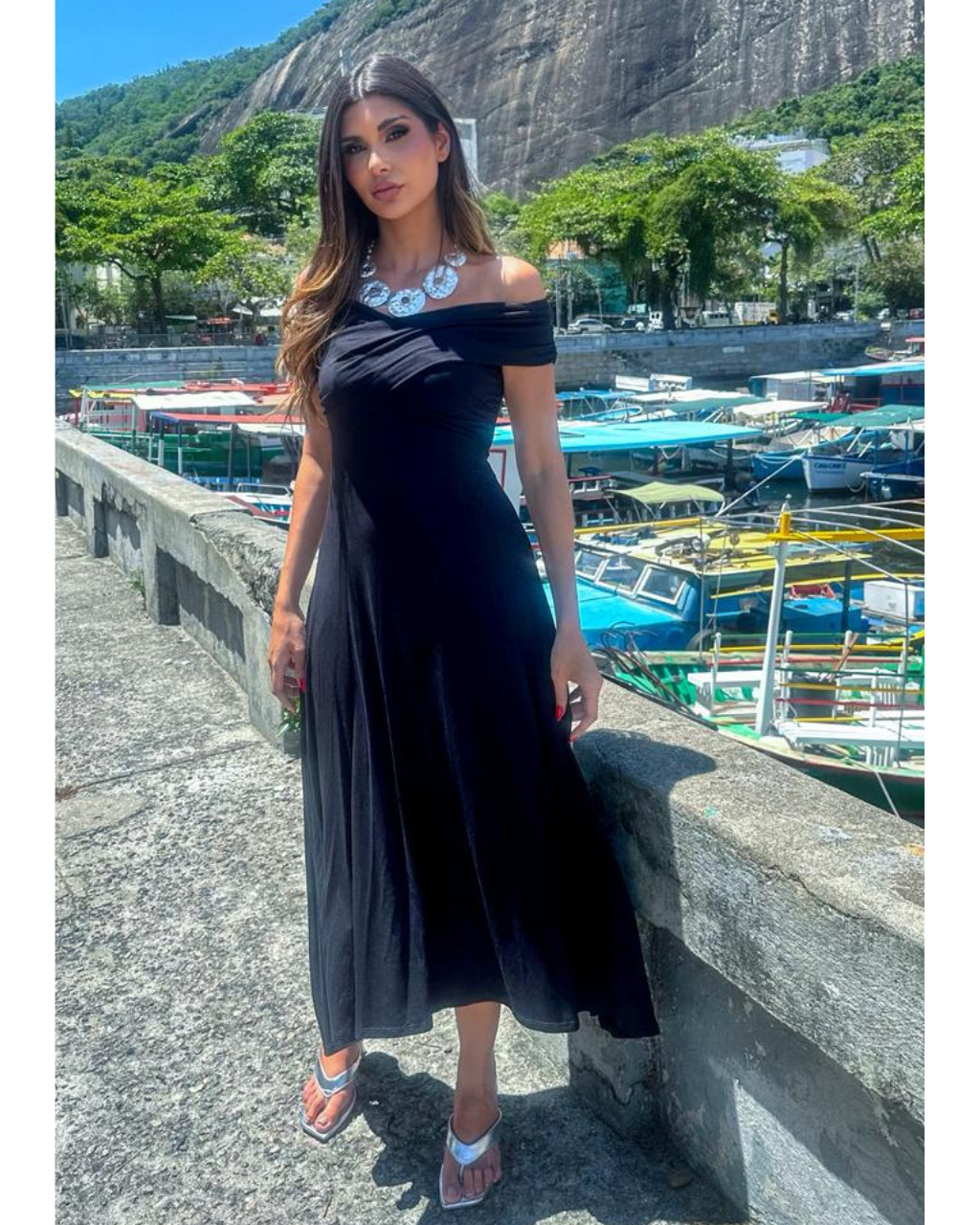 Vestido Longo Ref. 049156 - PRETO