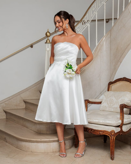 Vestido Zibeline Ref. 049235 - BRANCO