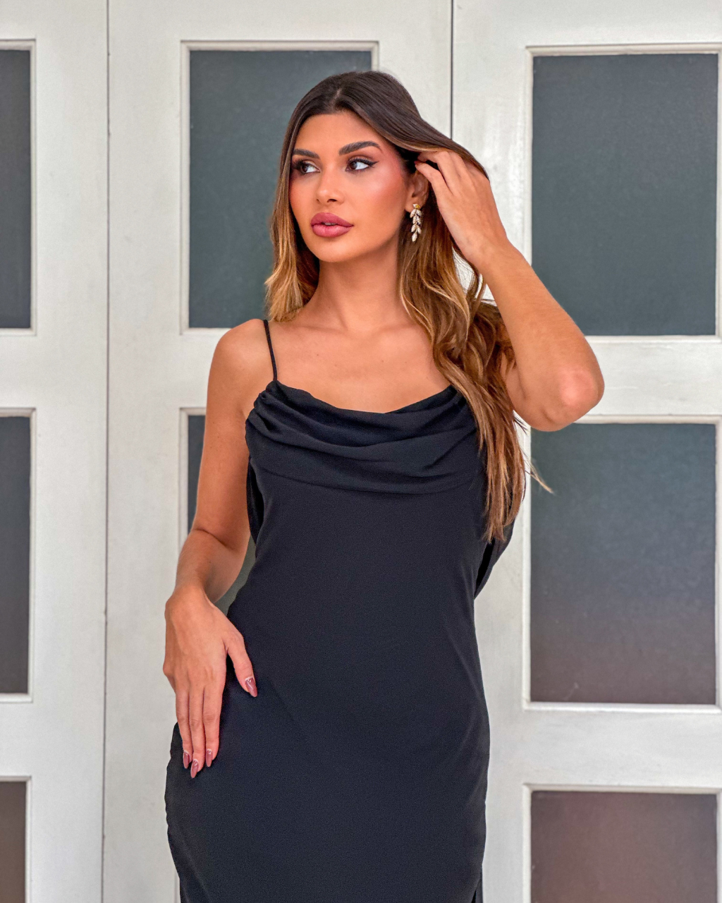 Vestido Longo Ref. 048059 - PRETO