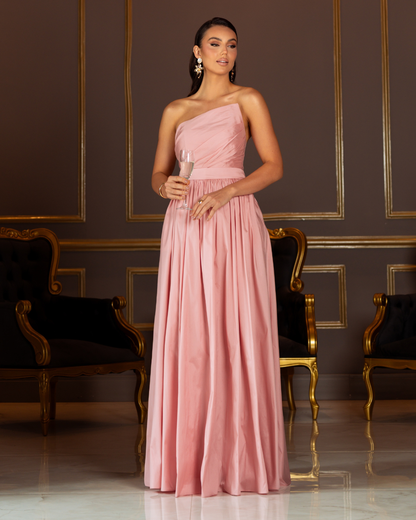 Vestido Tafetá Ref. 049111 - ROSE