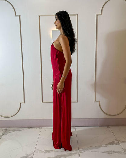 Vestido Cetim Ref. 049044 - MARSALA