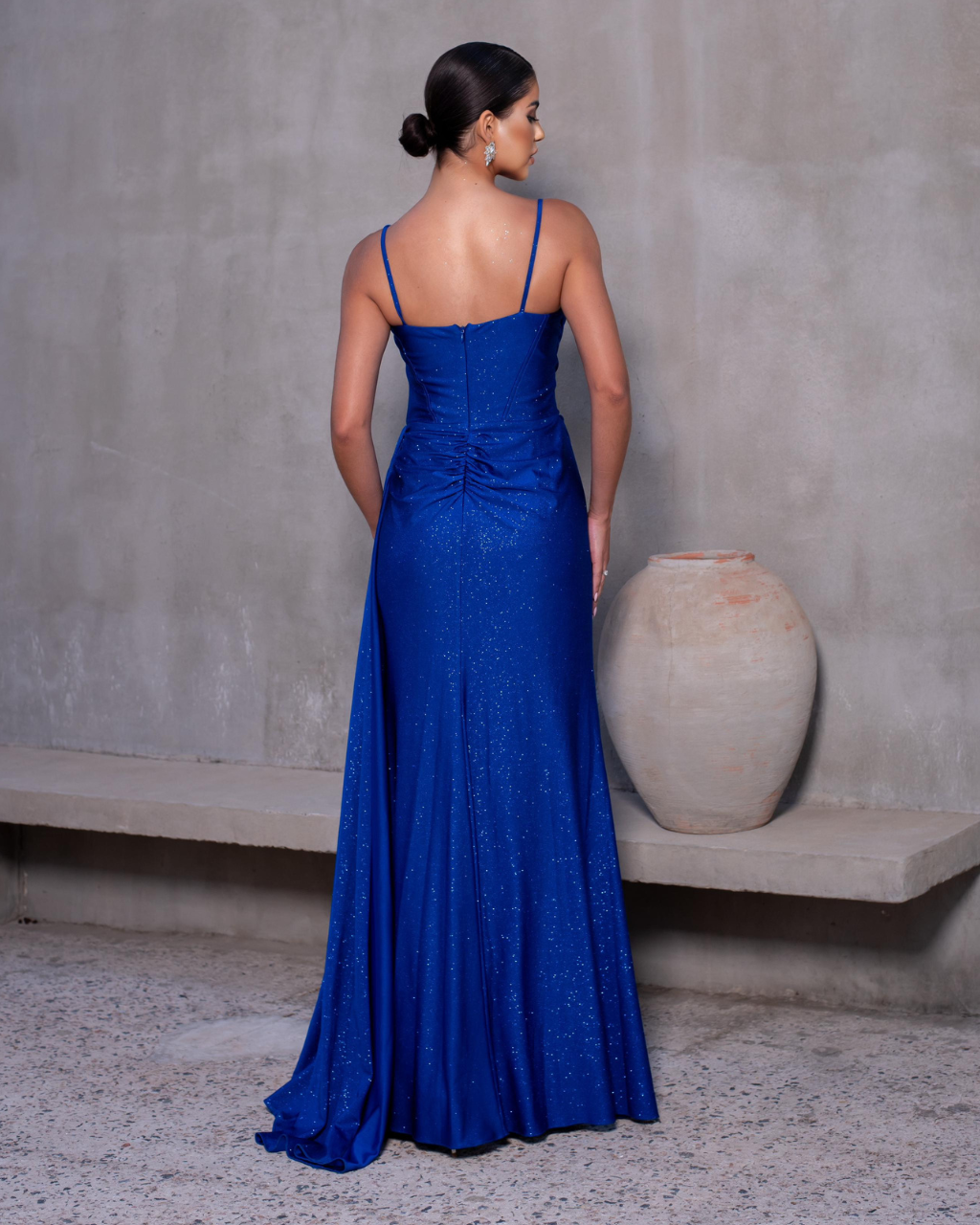 Vestido Longo Ref. 049026 - AZUL ROYAL