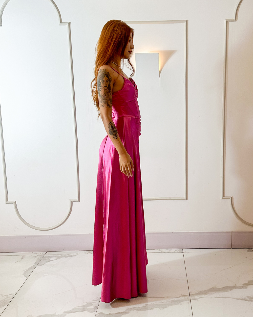 Vestido Prada Ref. 048980 - FUCSIA