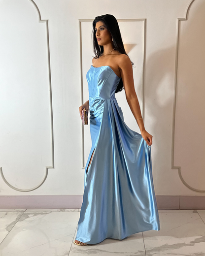 Vesido Prada Ref. 049018 - AZUL SERENITY