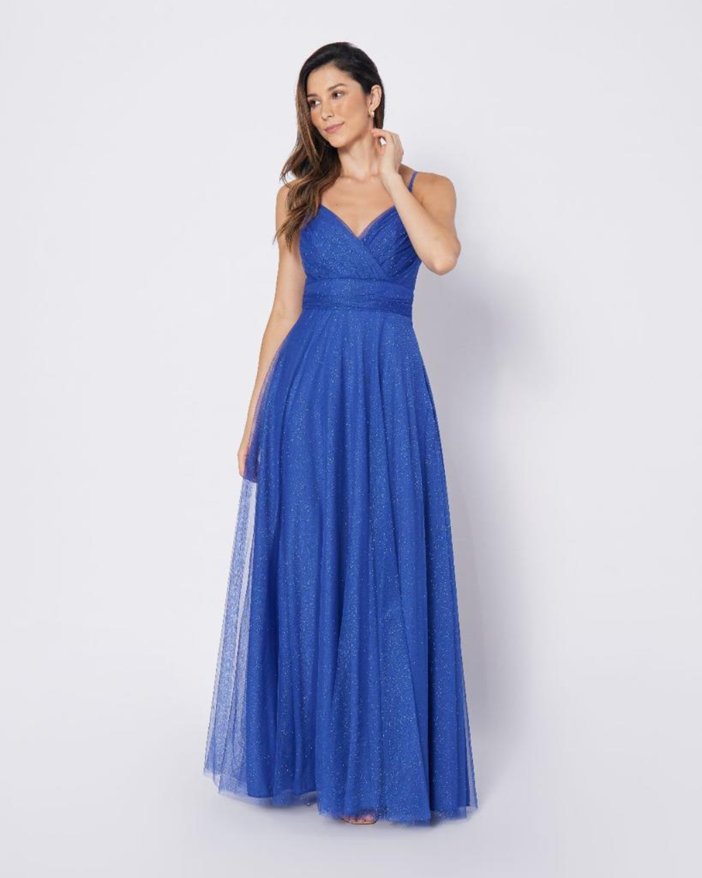 Vestido Longo Ref. 046202 - AZUL ROYAL