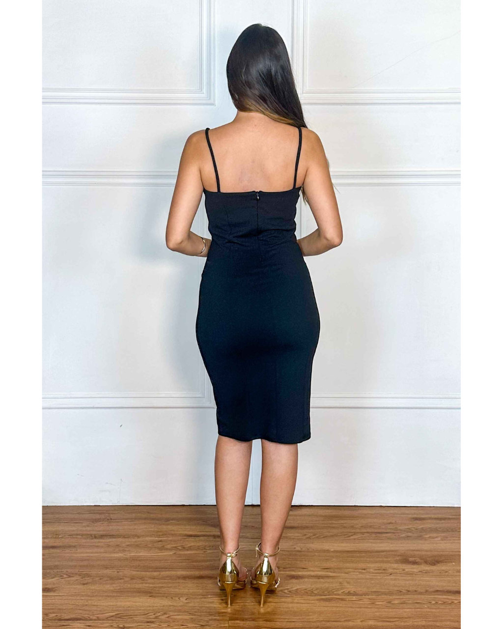 Vestido Crepe Ref. 048849 - PRETO