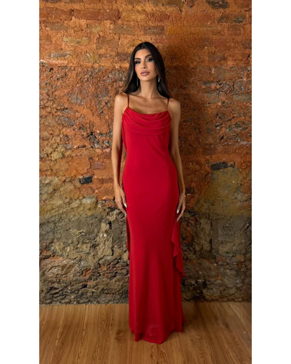 Vestido Longo Ref. 048059 - VERMELHO