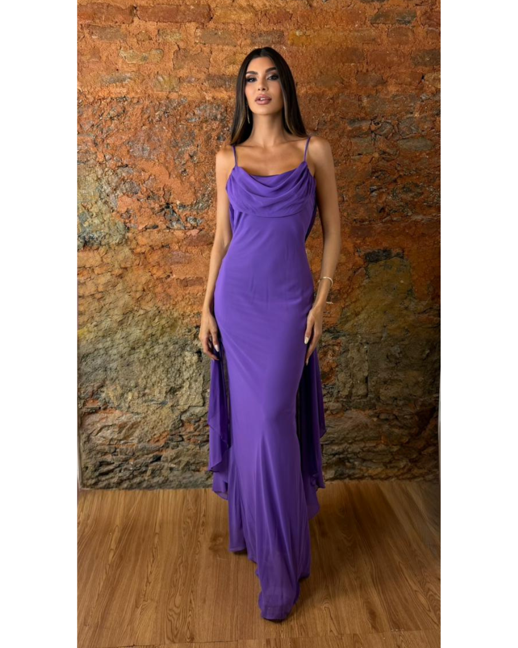 Vestido Longo Ref. 048059 - ROXO