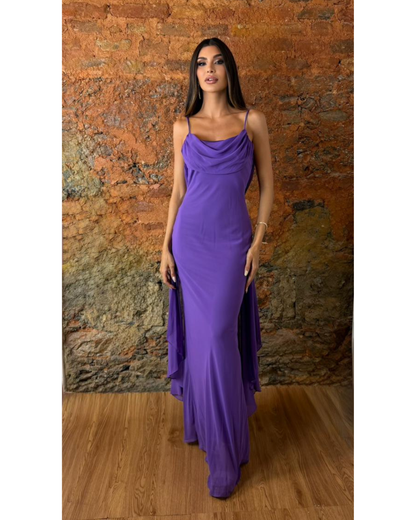 Vestido Longo Ref. 048059 - ROXO