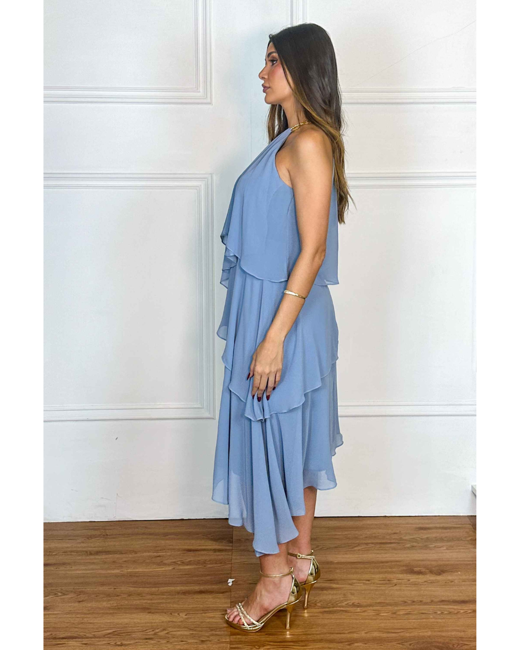 Vestido Midi Ref. 048952 - AZUL SERENITY