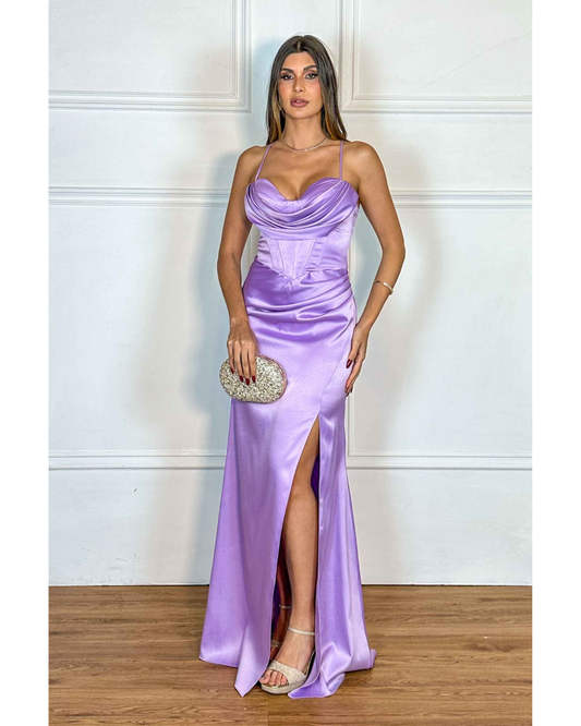 Vestido Longo Ref. 047332 - LILAS