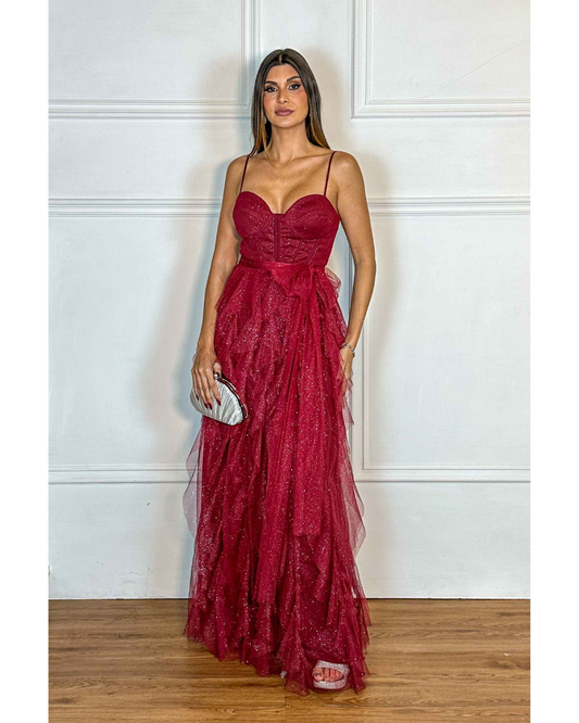 Vestido Longo Ref. 047244 - MARSALA