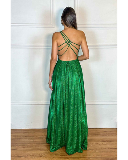 Vestido Longo Ref. 047665 - VERDE ESMERALDA