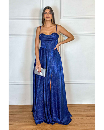 Vestido Longo Ref. 047964 - MARINHO