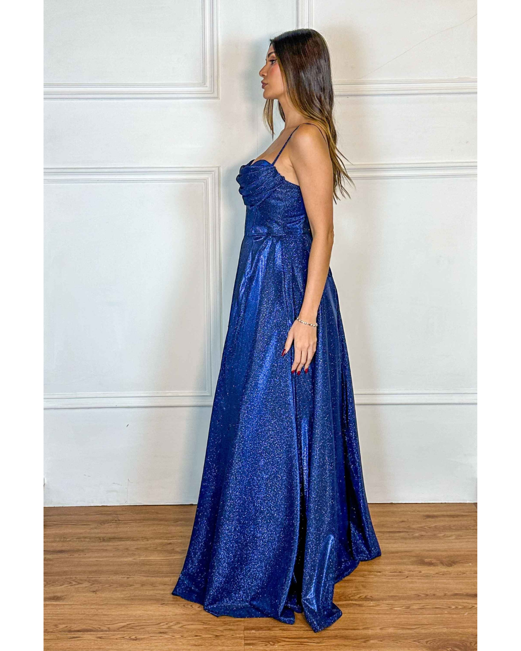 Vestido Longo Ref. 047964 - MARINHO