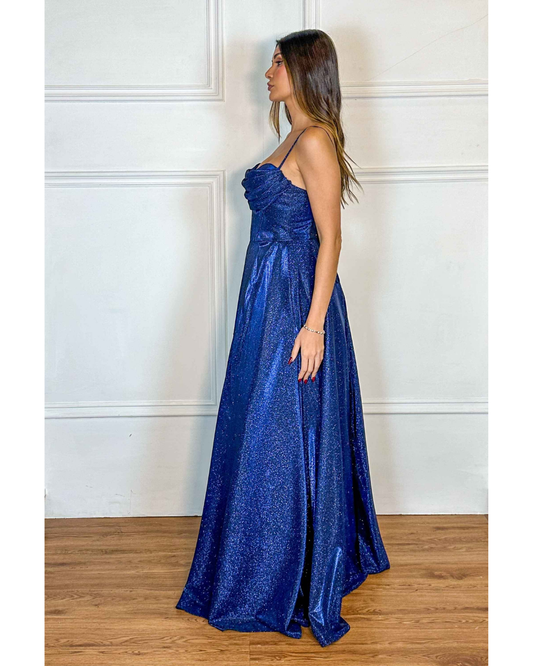 Vestido Longo Ref. 047964 - MARINHO