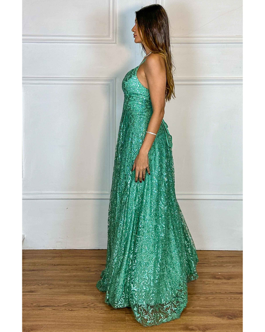 Vestido Longo Ref. 047151 - VERDE MENTA