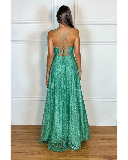 Vestido Longo Ref. 047151 - VERDE MENTA