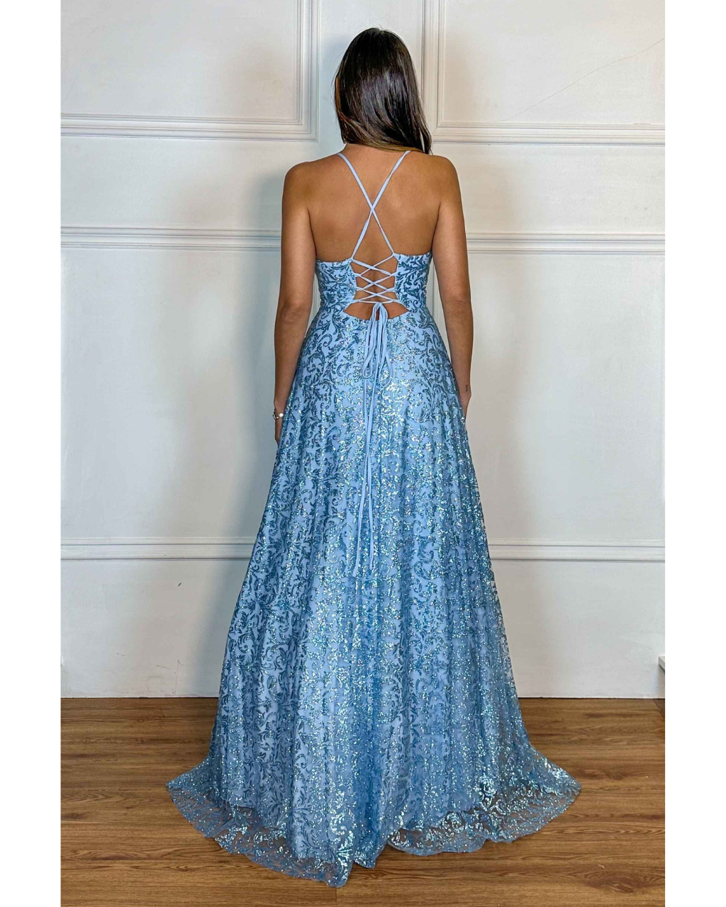 Vestido Longo Ref. 047151 - AZUL SERENITY