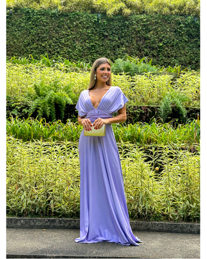 Vestido Wrap Dress Ref 044884 - LILAS