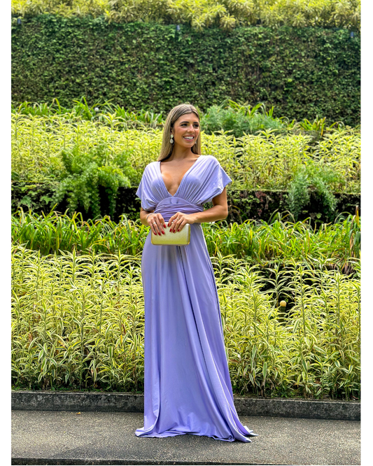 Vestido Wrap Dress Ref 044884 - LILAS