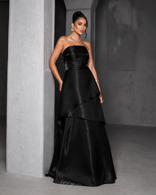 Vestido Zibeline Glow Ref. 049043 - PRETO