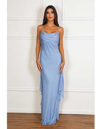 Vestido Longo Ref. 048059 - AZUL SERENITY