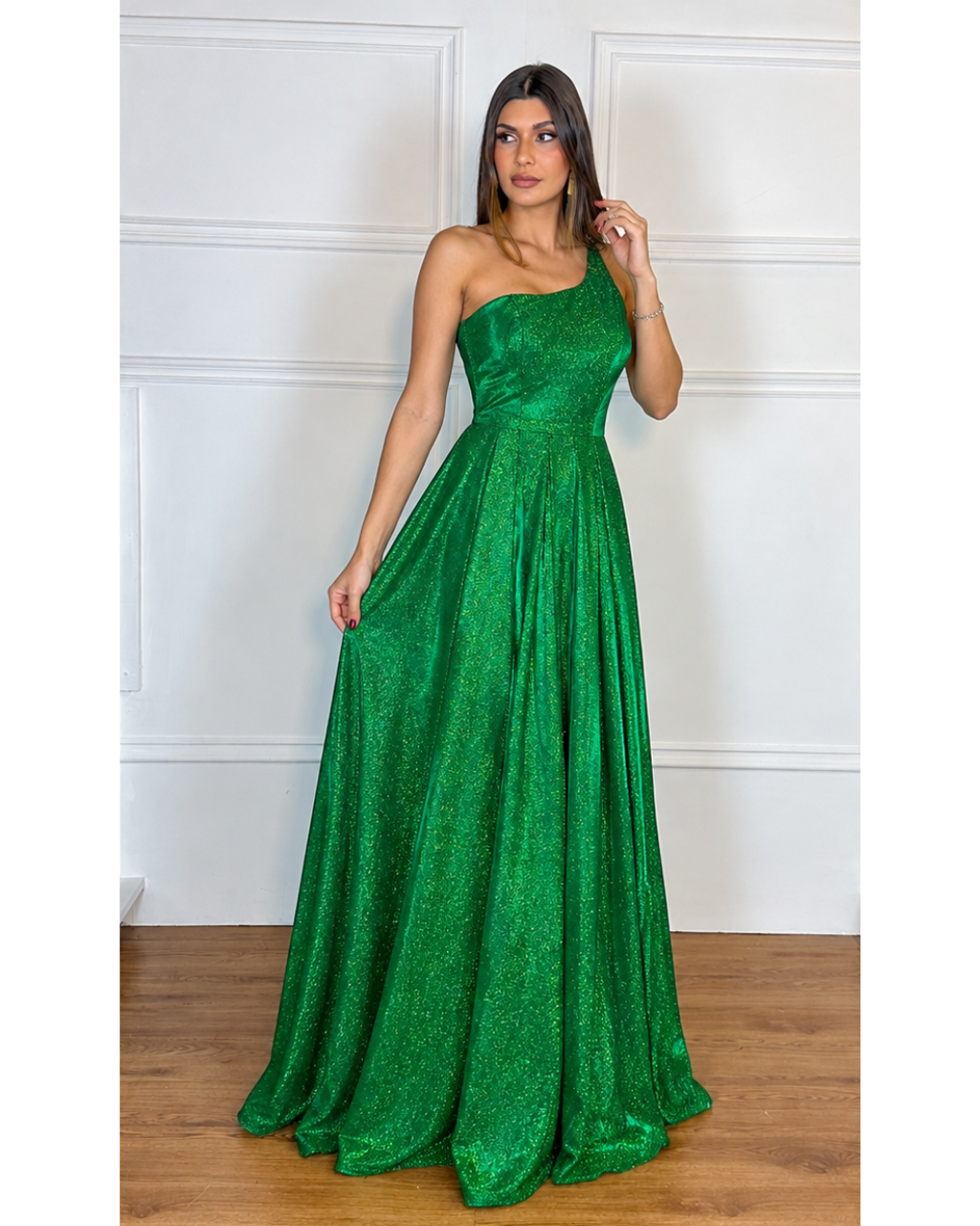 Vestido Longo Ref. 047665 - VERDE ESMERALDA