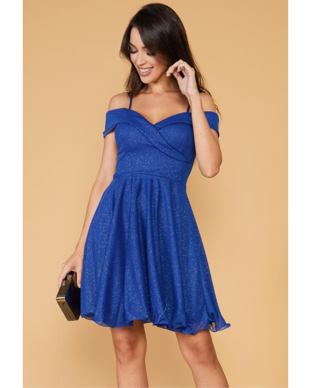 Vestido Midi Lurex Ref. 045285 - AZUL ROYAL