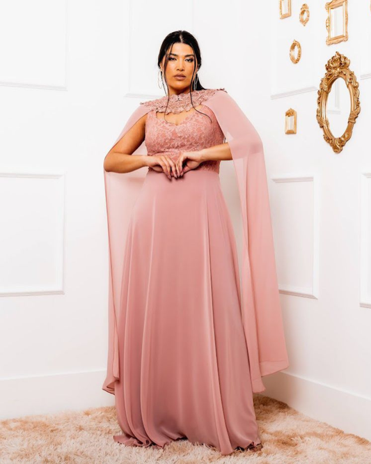 Vestido Crepe  Ref. 046166 - ROSE