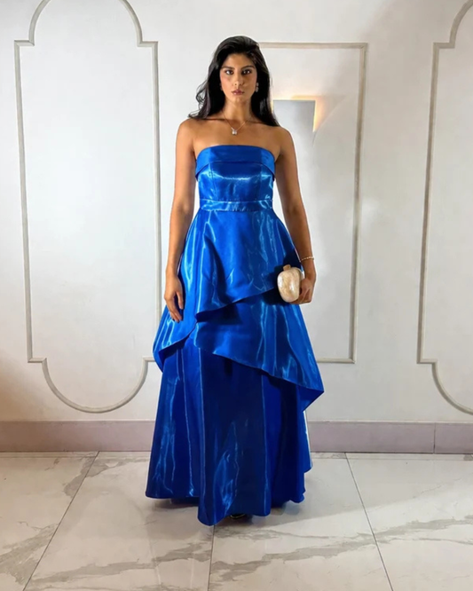 Vestido Zibeline Glow Ref. 049043 - AZUL ROYAL