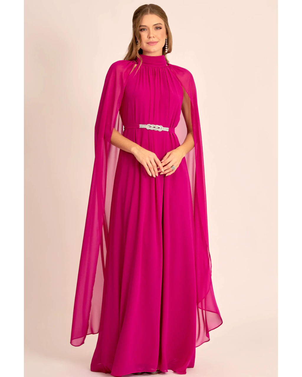 Vestido Longo Ref. 048948 - FUCSIA